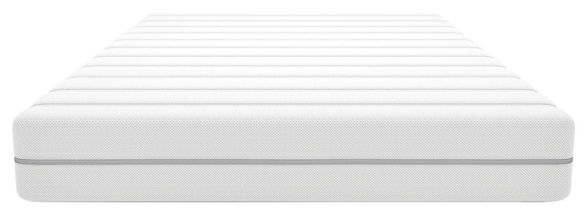 TASCHENFEDERKERNMATRATZE Star H4, 90/200 cm, Höhe ca.: 24 cm, H4 = sehr fest, 7-Zonen - Weiß, Basics, Textil (90/200cm) - Livetastic