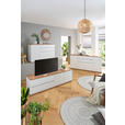 SIDEBOARD in 139/93/42 cm - Schwarz/Weiß, MODERN, Holzwerkstoff/Kunststoff (139/93/42cm) - Xora