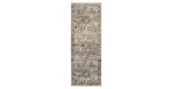 LÄUFER 80/200 cm Toulon Grau, Goldfarben - Goldfarben/Grau, LIFESTYLE, Textil (80/200cm) - Dieter Knoll