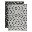 OUTDOORTEPPICH 120/170 cm Naturalle Grau, Schwarz  - Schwarz/Grau, Design, Textil (120/170cm) - Novel