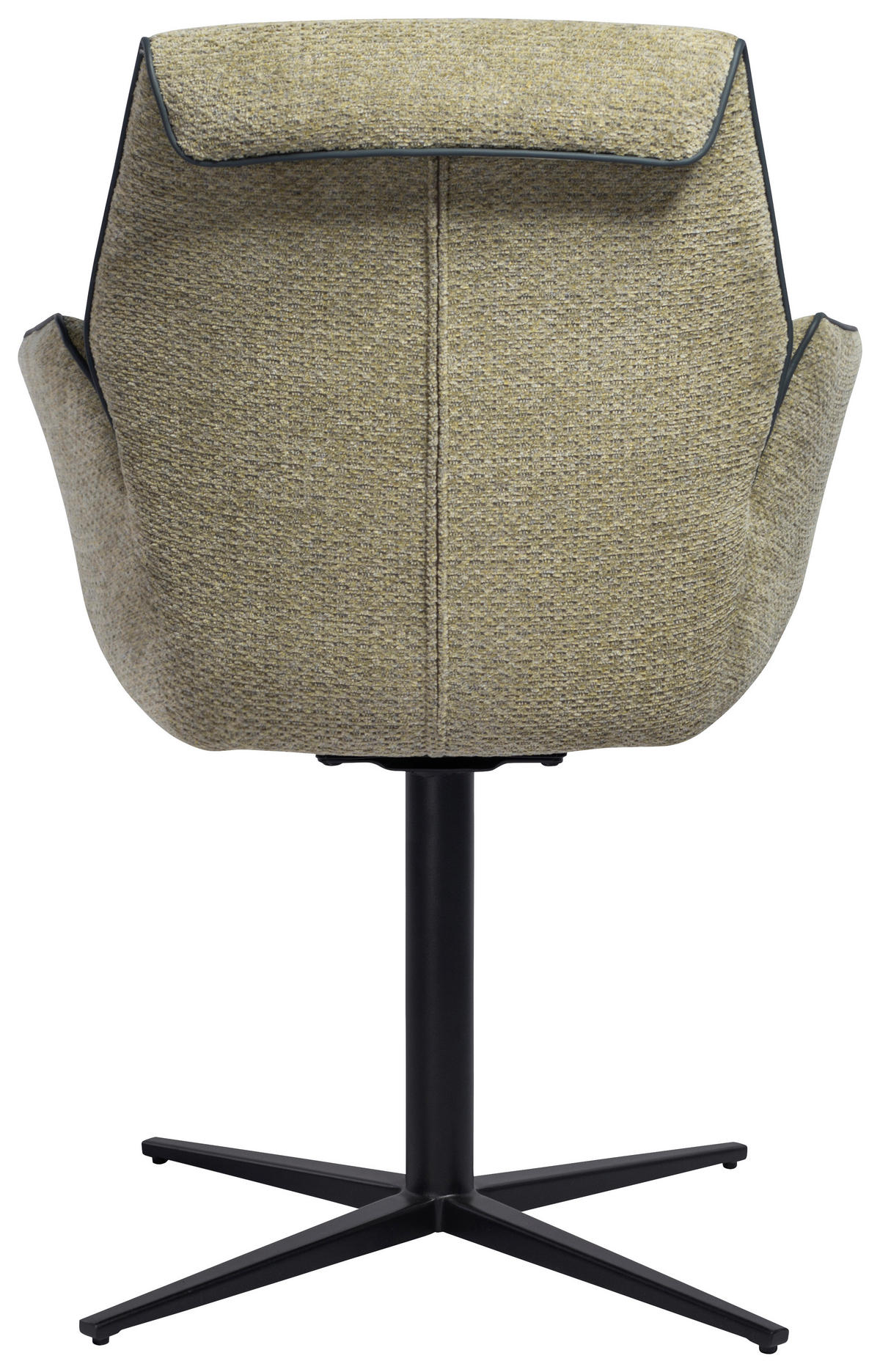 NASLANJAČ, kovina, tekstil zelena  - črna/zelena, Design, kovina/tekstil (61/88/62cm) - Novel