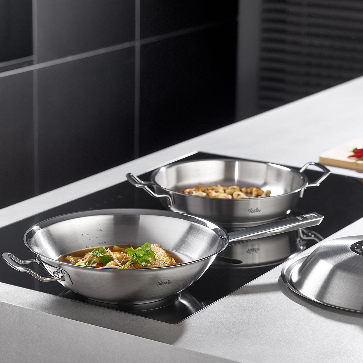 SERVIERPFANNE Original-Profi Collection® 28 cm  - Silberfarben, Basics, Metall (28cm) - Fissler