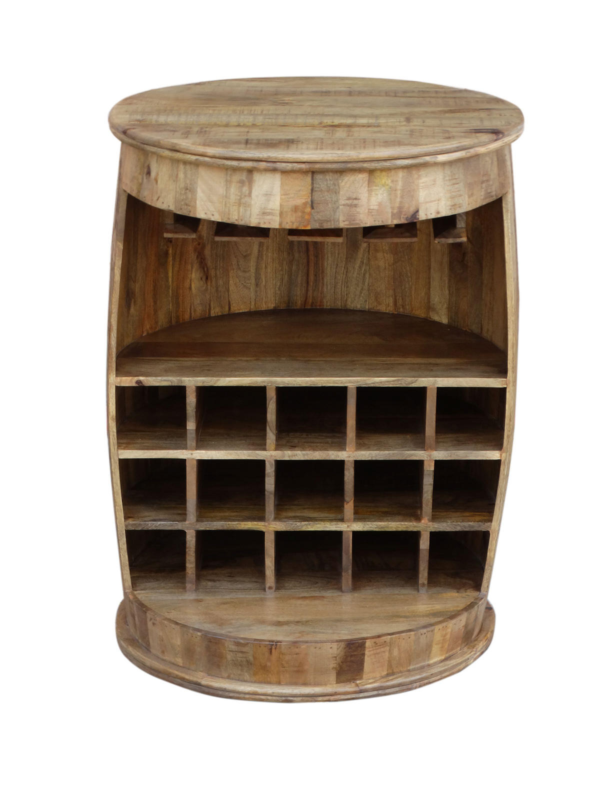 BAR  prirodna boja   - prirodna boja, Dizajnerski, drvo (65/88/65cm) - Ambia Home