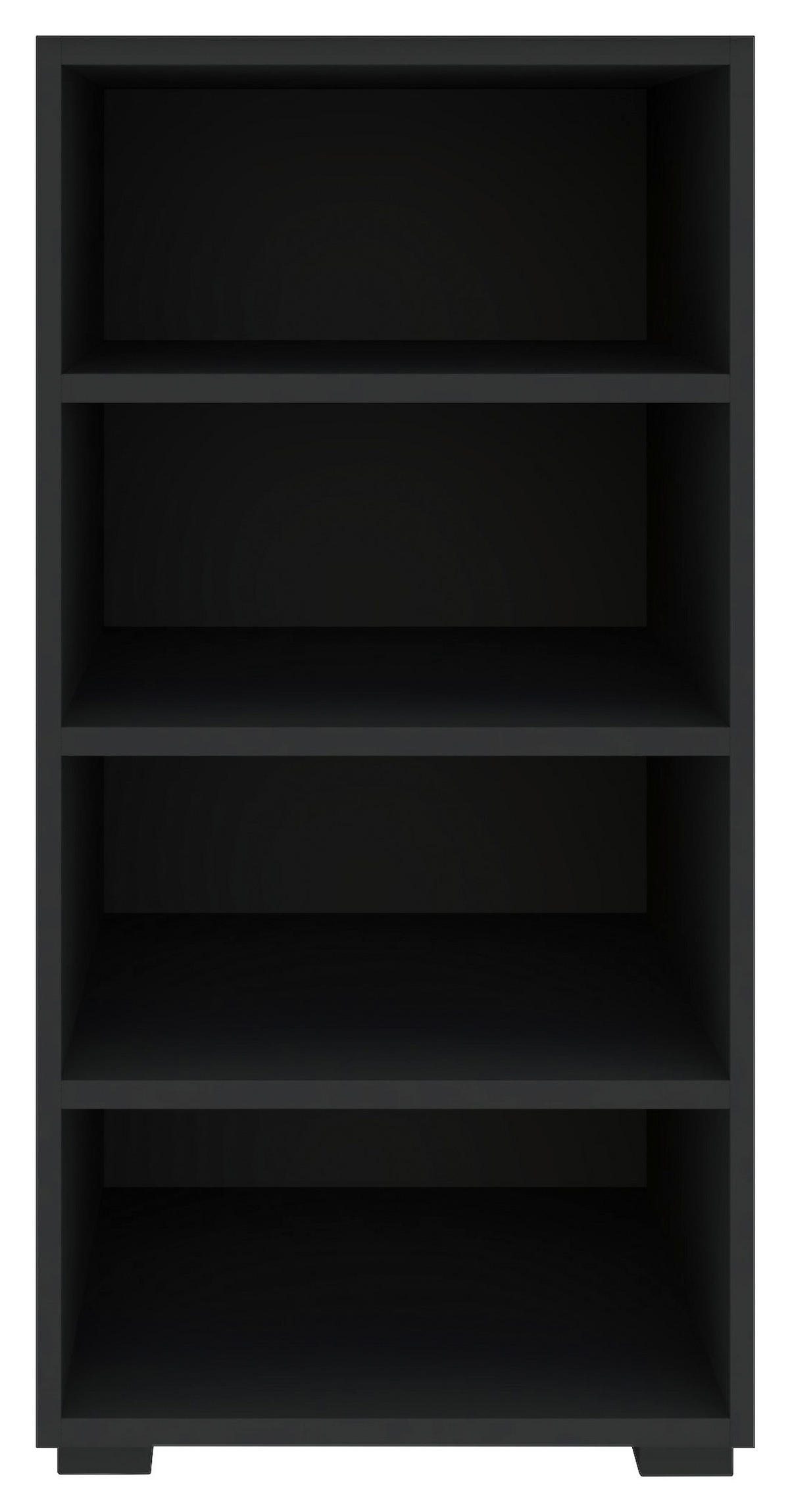 ETAJERĂ  46/90/40 cm antracit  - antracit/negru, Konventionell, plastic/material pe bază de lemn (46/90/40cm) - Hom`in