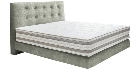 BOXSPRINGBETT 160/200 cm in Beige - Beige, KONVENTIONELL, Holz/Textil (160/200cm) - Dieter Knoll