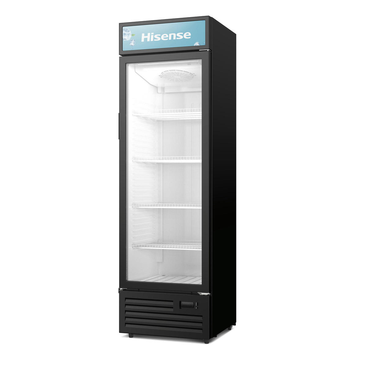 GETRÄNKEKÜHLSCHRANK 60/200/64 cm  - Schwarz, Trend, Glas/Metall (60/200/64cm) - Hisense