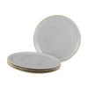 PIZZATELLER Porzellan 4-teilig Vintage Nature  - Hellgrau, Basics, Keramik (33cm) - Creatable