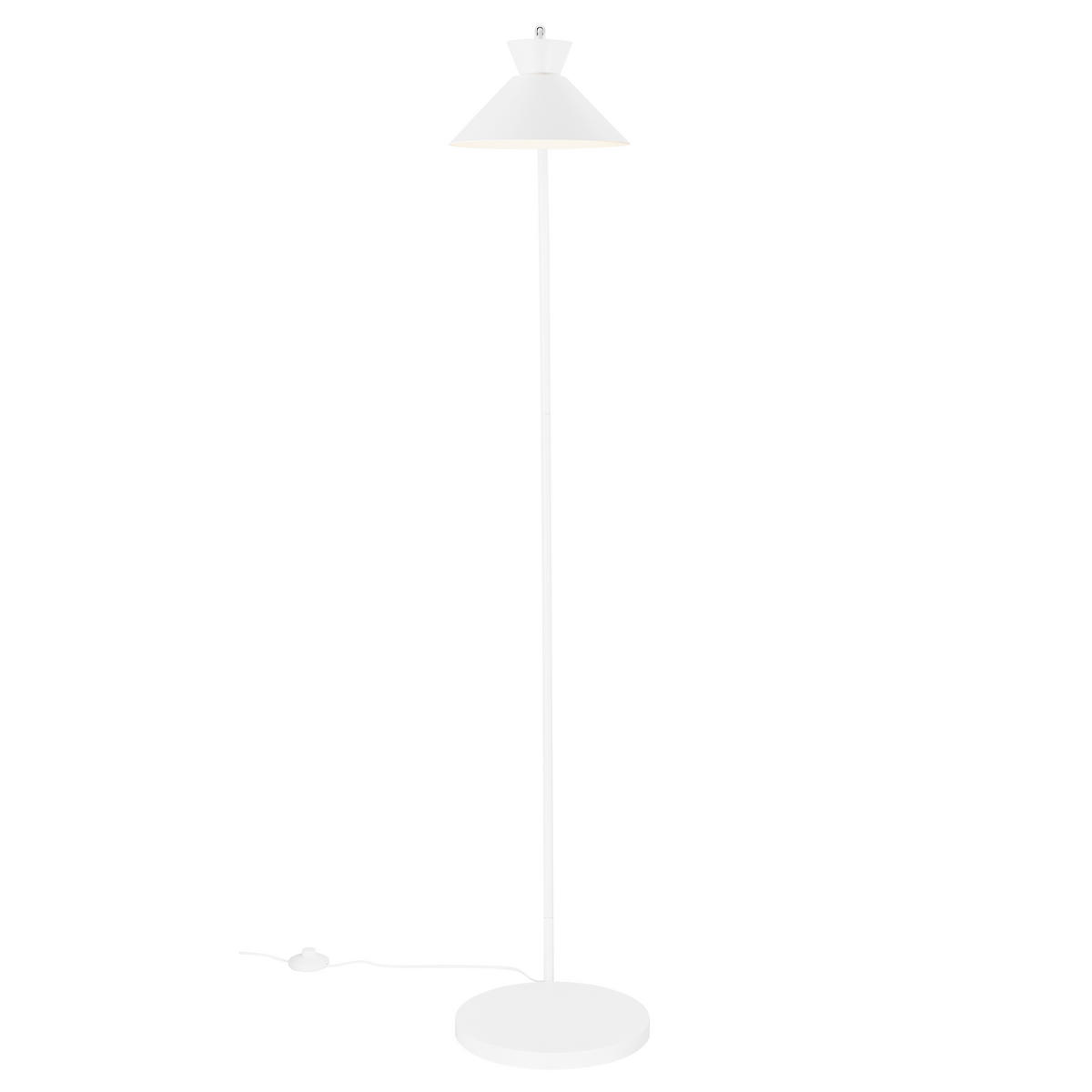 STEHLEUCHTE 25/150 cm    - Weiß, Design, Metall (25/150cm) - Nordlux