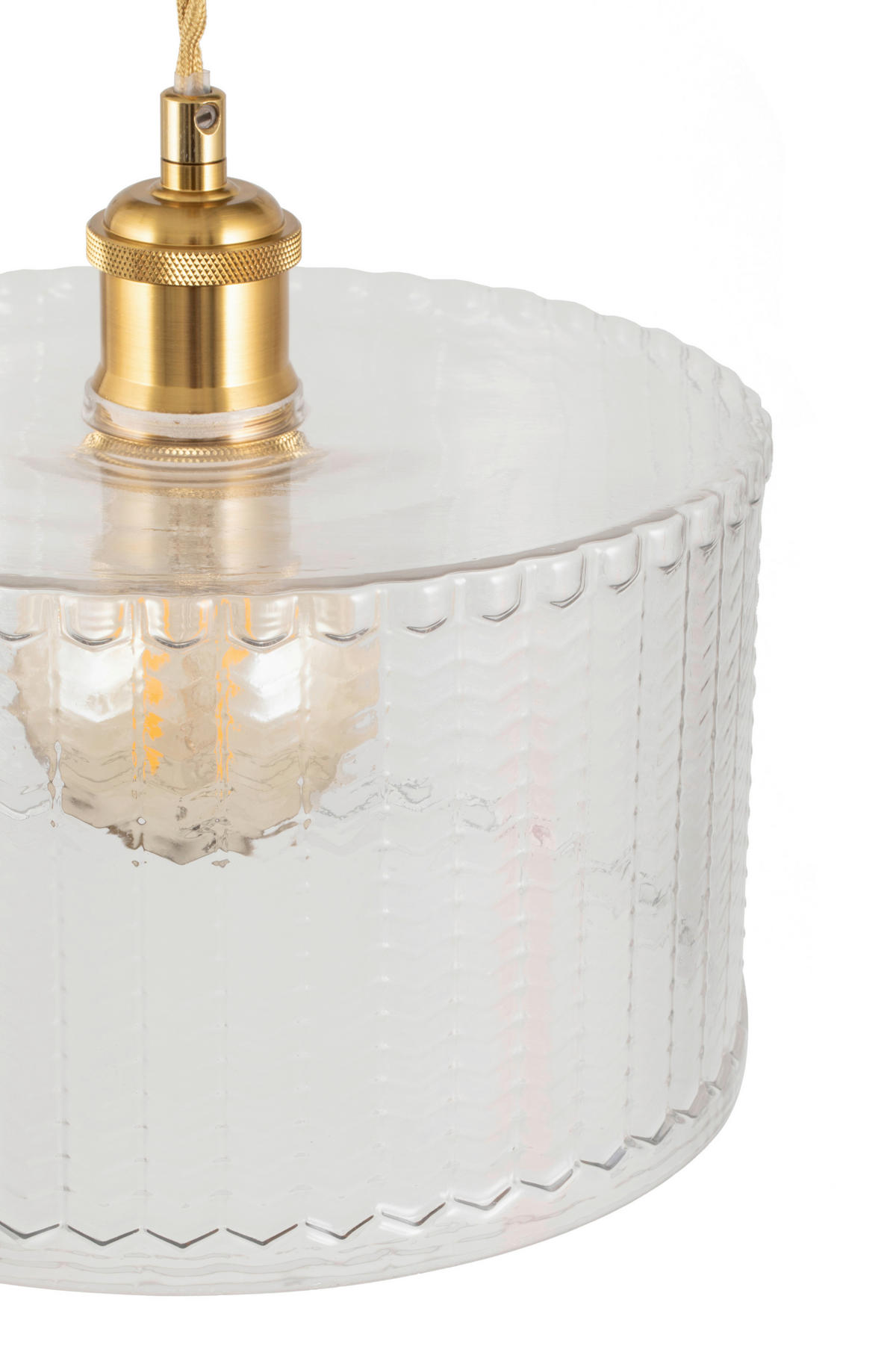 HÄNGELEUCHTE 25/125 cm   - Klar, Trend, Glas/Metall (25/125cm) - Novel