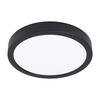 LED-DECKENLEUCHTE 16,5 W  21/2,8 cm    - Weiss/Schwarz, Basics, Kunststoff/Metall (21/2,8cm) - Novel