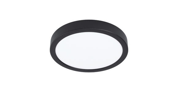LED-DECKENLEUCHTE 21/2,8 cm - Schwarz/Weiß, Basics, Kunststoff/Metall (21/2,8cm) - Novel