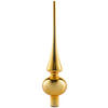 CHRISTBAUMSPITZE  - Goldfarben, KONVENTIONELL, Glas (26cm)