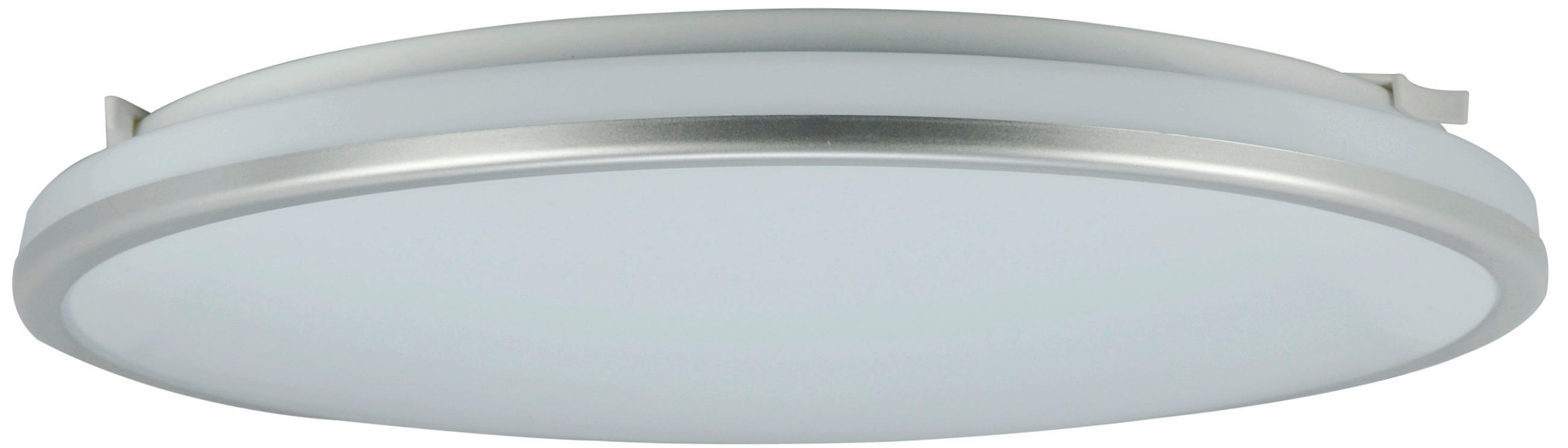 LED-DECKENLEUCHTE 33/5,7 cm   - Chromfarben, Basics, Kunststoff/Metall (33/5,7cm)