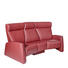 HEIMKINO-SOFA Echtleder Rot - Rot/Schwarz, KONVENTIONELL, Leder/Kunststoff (215/105/113cm) - Himolla