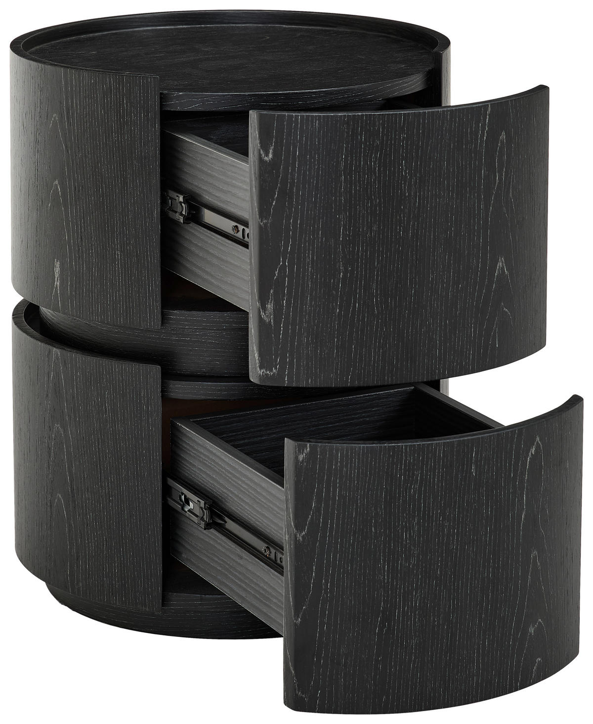 NACHTSCHRANK 40/50/40 cm  - Schwarz, Design, Holzwerkstoff (40/50/40cm) - Novel