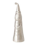 DEKO-NIKOLAUS  - Silberfarben, Metall (12/6/40cm) - Boltze Home