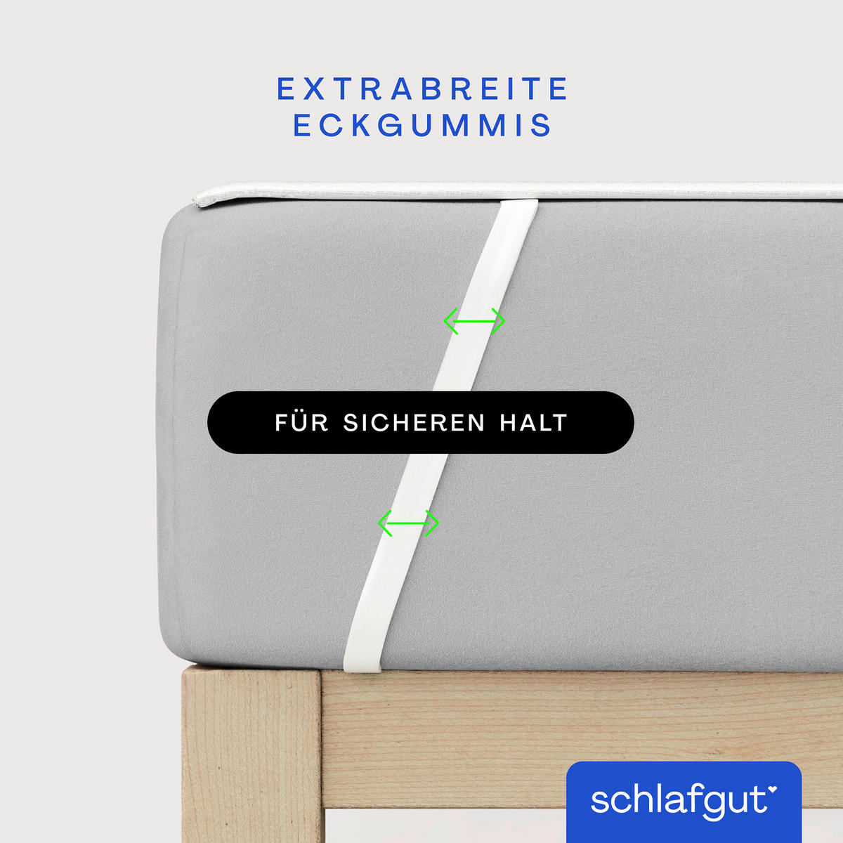 MATRATZENAUFLAGE - Weiß, Basics, Textil (90/200cm) - Schlafgut