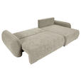 ECKSOFA Mintgrün Flachgewebe Zierkissen, Rückenkissen, Bettkasten, Schlaffunktion, Rücken echt, Liegefläche im Originalstoff  - Schwarz/Mintgrün, KONVENTIONELL, Kunststoff/Textil (145/285cm) - Carryhome