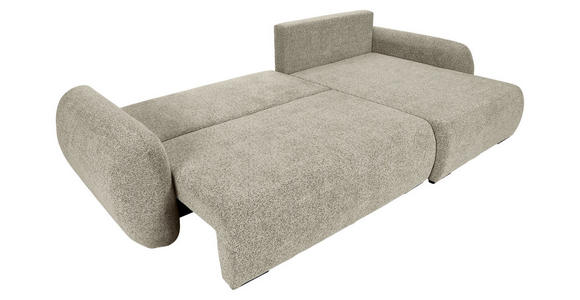ECKSOFA Mintgrün Flachgewebe Zierkissen, Rückenkissen, Bettkasten, Schlaffunktion, Rücken echt, Liegefläche im Originalstoff  - Schwarz/Mintgrün, KONVENTIONELL, Kunststoff/Textil (145/285cm) - Carryhome
