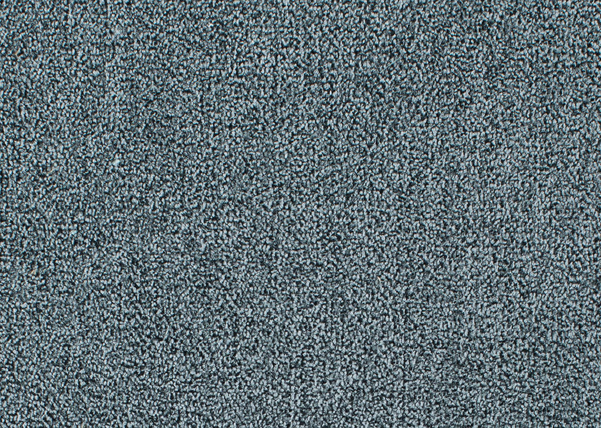 ECKSOFA in Velours Blau  - Blau/Schwarz, Konventionell, Kunststoff/Textil (298/168cm) - Carryhome