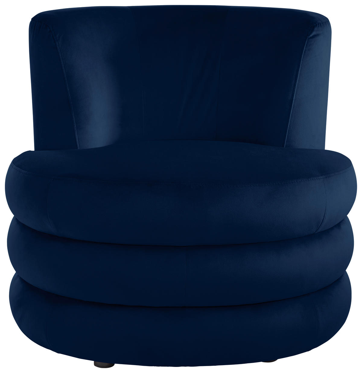 DESIGNFÅTÖLJ i textil kunglig blå  - stålfärgad/kunglig blå, Trend, metall/textil (90/82/85cm) - Livetastic