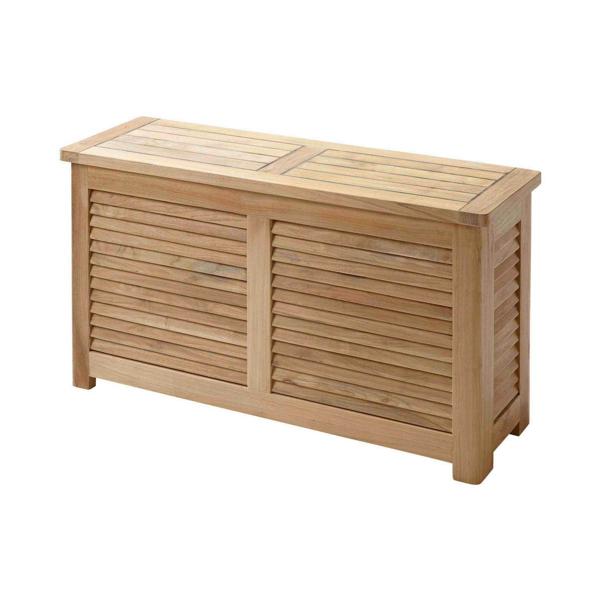 TRUHE in Holz 90/48/30 cm  - Teakfarben, ROMANTIK / LANDHAUS, Holz (90/48/30cm) - MID.YOU
