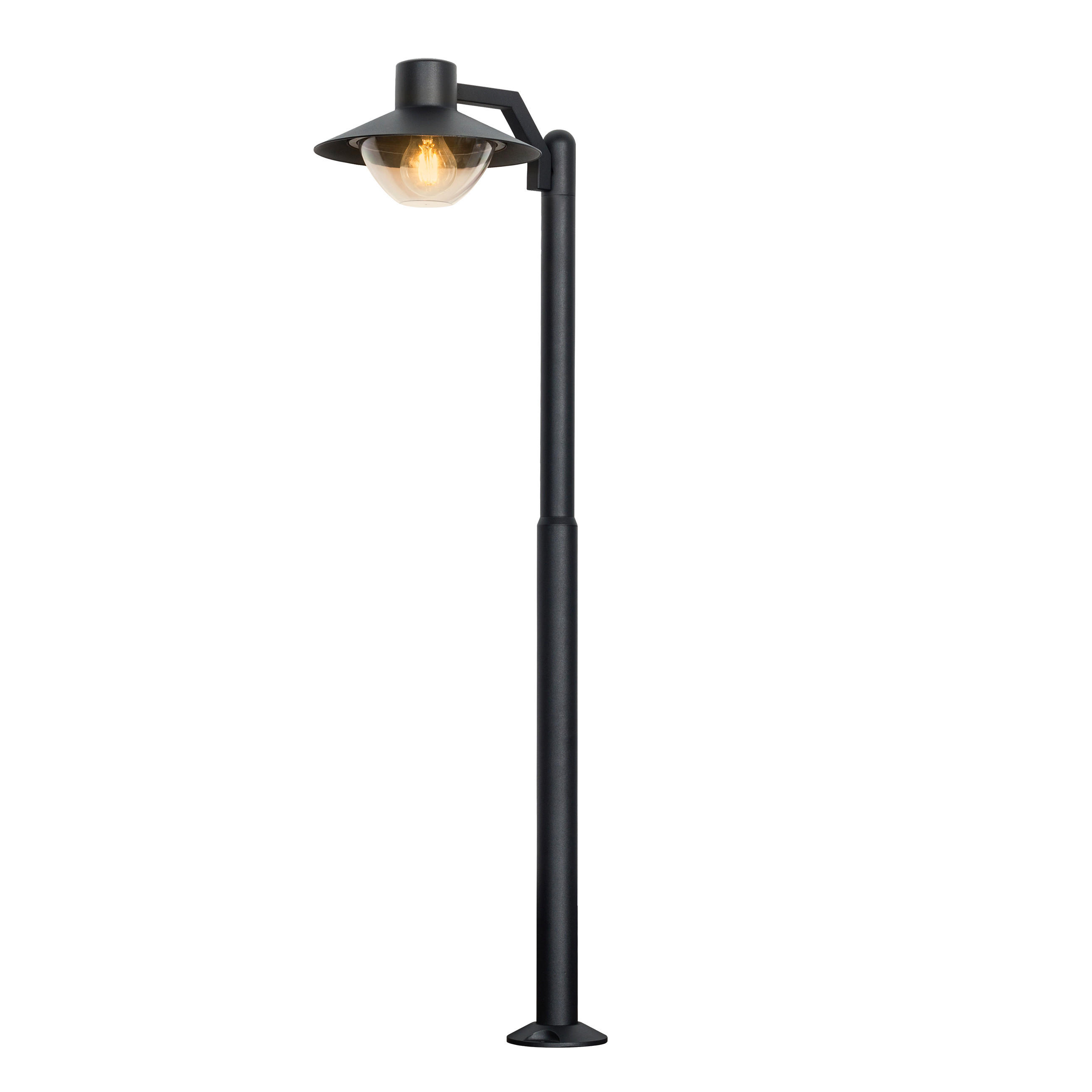 LED-AUßENLEUCHTE 24/36.5/105 cm   - Schwarz, KONVENTIONELL, Metall (24/36.5/105cm)