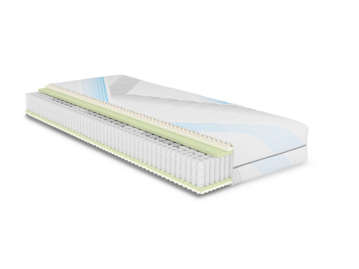 VZMETNICA 200/90 cm  - bela, Basics, tekstil (200/90cm) - Meblojogi