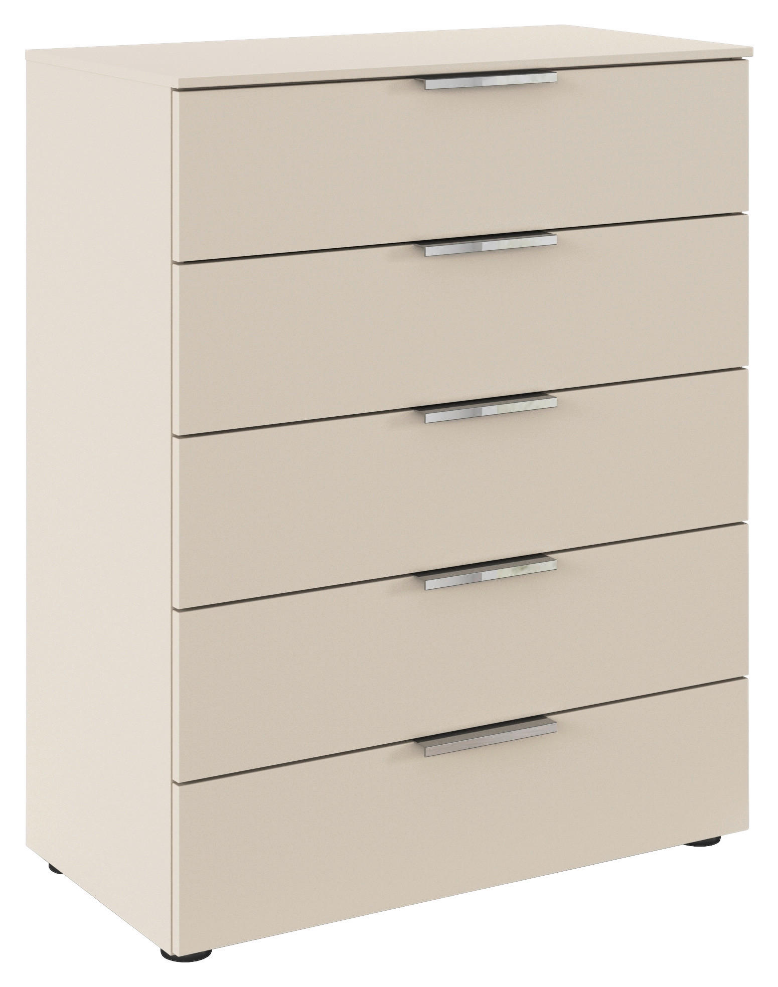 KOMMODE 80/100/42 cm  in Champagner  - Chromfarben/Champagner, Modern, Holzwerkstoff/Kunststoff (80/100/42cm) - Rauch Möbel