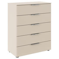 KOMMODE 80/100/42 cm  in Champagner  - Chromfarben/Champagner, Modern, Holzwerkstoff/Kunststoff (80/100/42cm) - Rauch Möbel