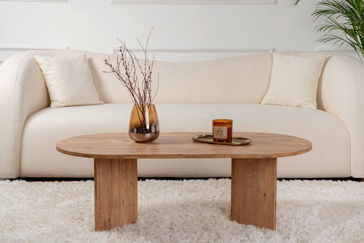 COUCHTISCH Pinienfarben  - Pinienfarben, Design, Holzwerkstoff (119/40/60cm) - MID.YOU