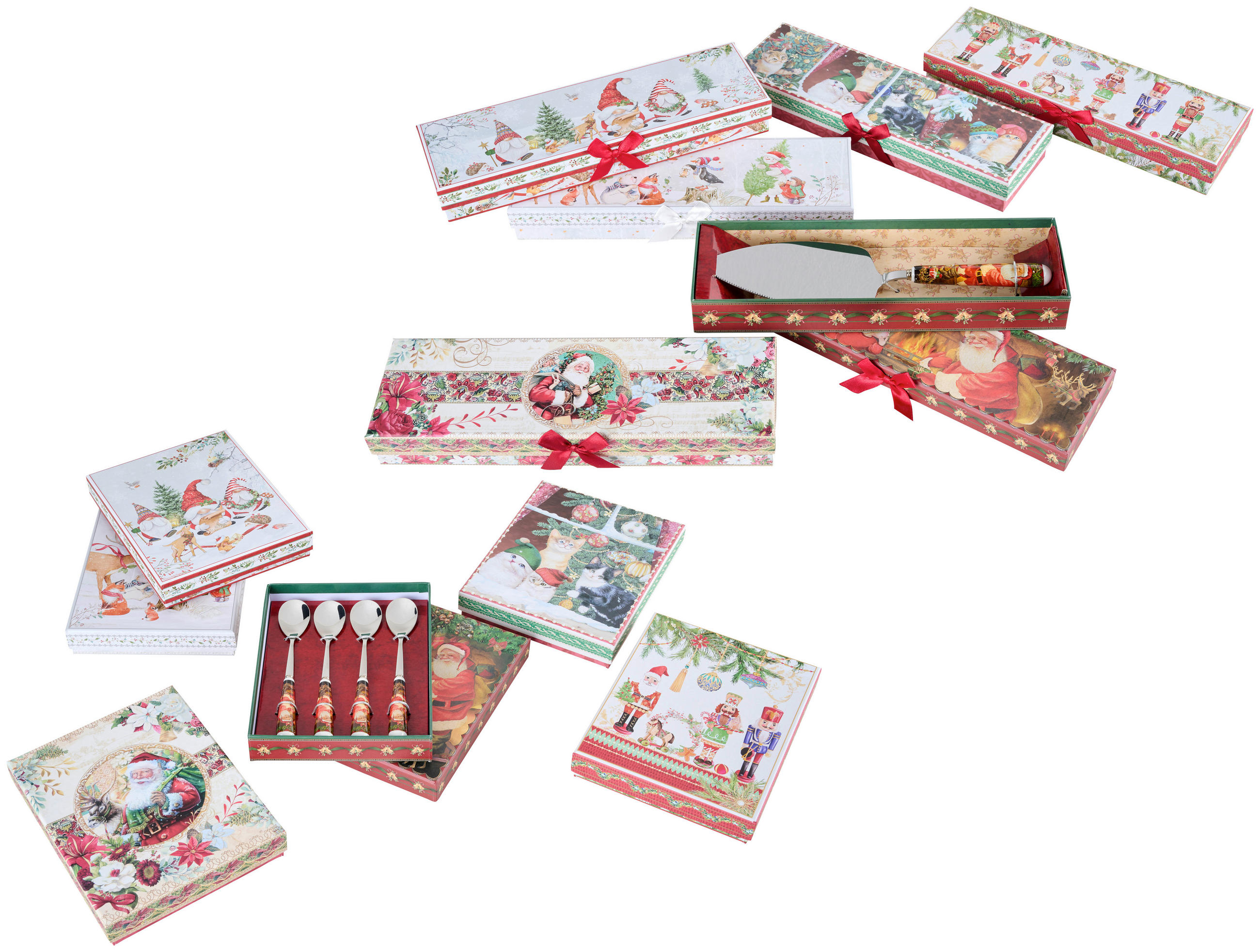 Paletă Servire Tort - multicolor, Lifestyle, ceramică/carton (26,5cm) - X-Mas
