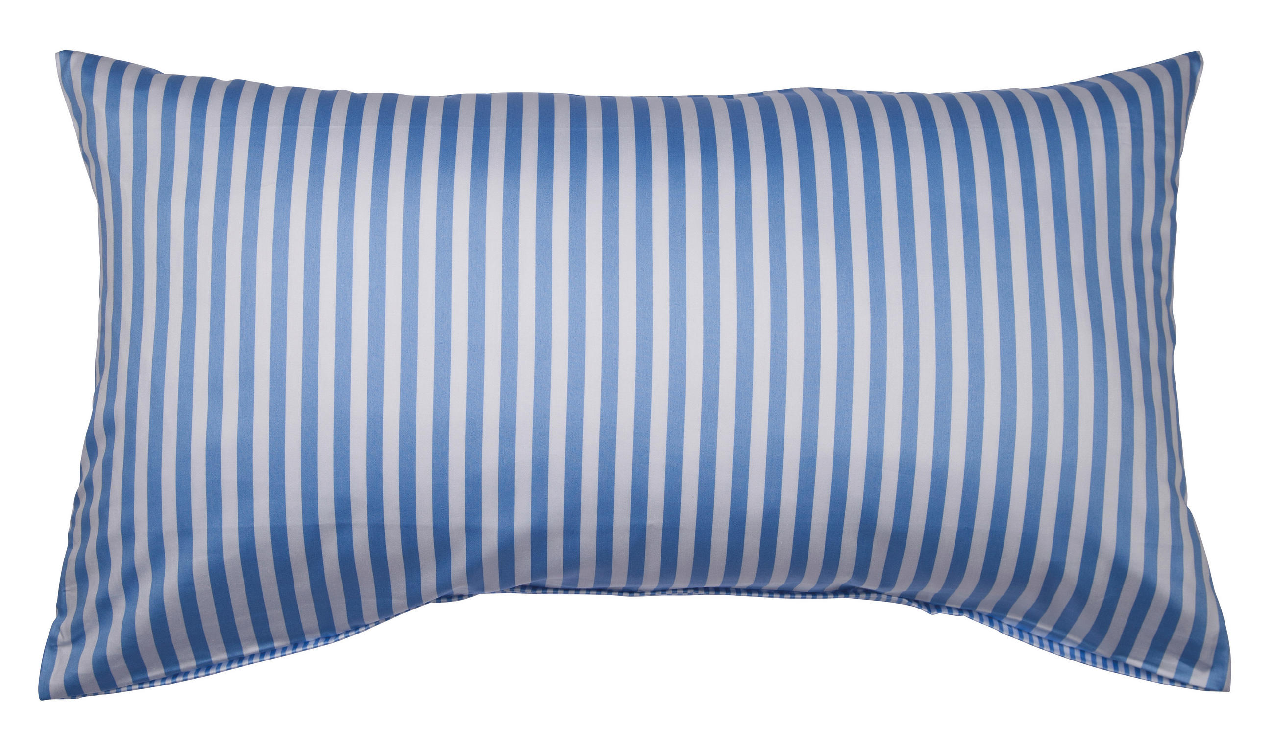 KISSENHÜLLE Giorgio 40/80 cm  - Weiß/Hellblau, KONVENTIONELL, Textil (40/80cm) - Janine