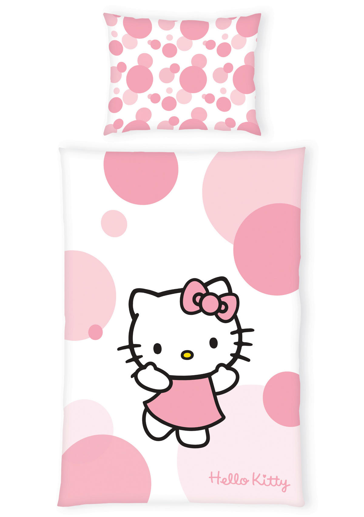 BETTWÄSCHE Hello Kitty Bettwäsche Renforcé 140/200 cm  - Multicolor, Basics, Textil (140/200cm) - Herding