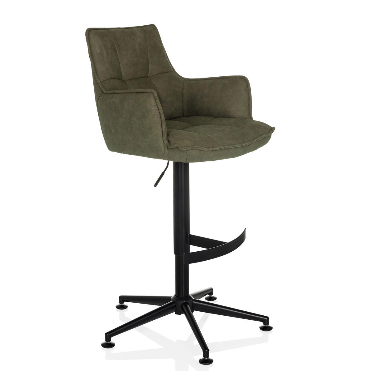 BARPALL i grön  - grön/svart, Modern, metall/textil (55/93/56cm) - MID.YOU