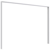 PASSEPARTOUTRAHMEN 273/210/12 cm Weiß  - Weiß, KONVENTIONELL, Holzwerkstoff (273/210/12cm) - Boxxx