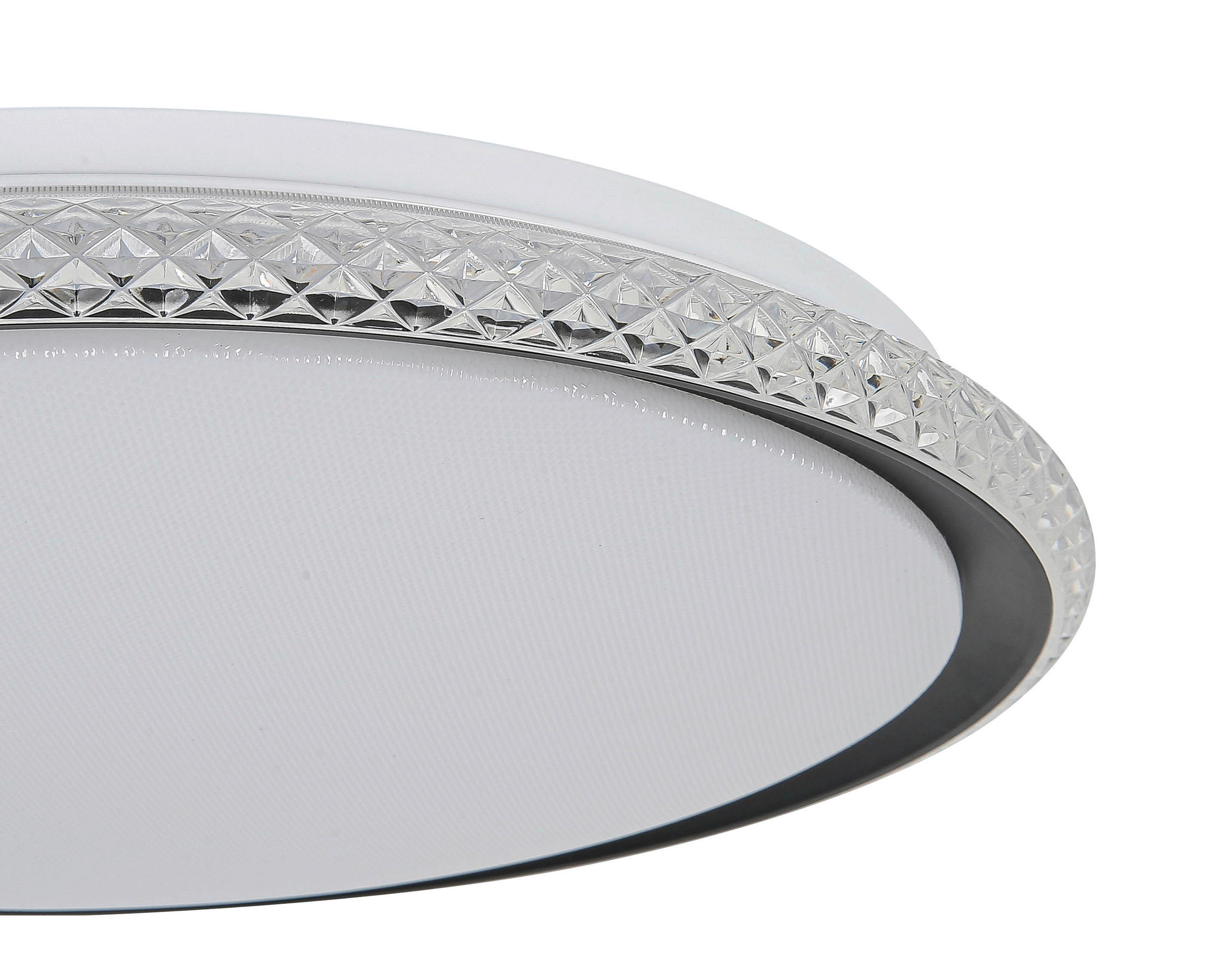 Thumbnail - Novel Deckenleuchte, Schwarz, Weiß, Transparent, Metall, Kunststoff, 6 cm, Farbtemperaturwechsler, Lampen & Leuchten, In...