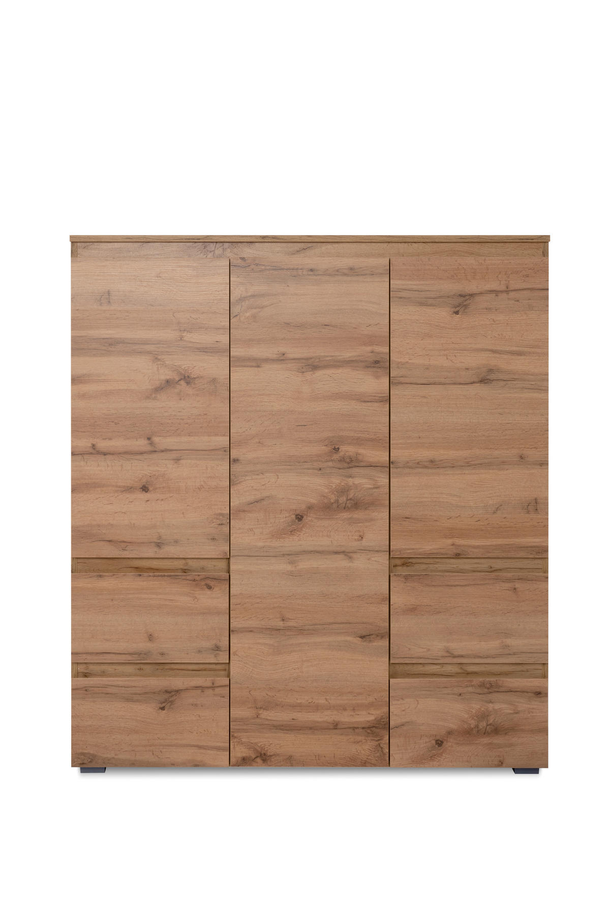 VISOKA KOMODA, medeni hrast  - medeni hrast, Design, umetna masa/leseni material (116/131/40cm) - MID.YOU