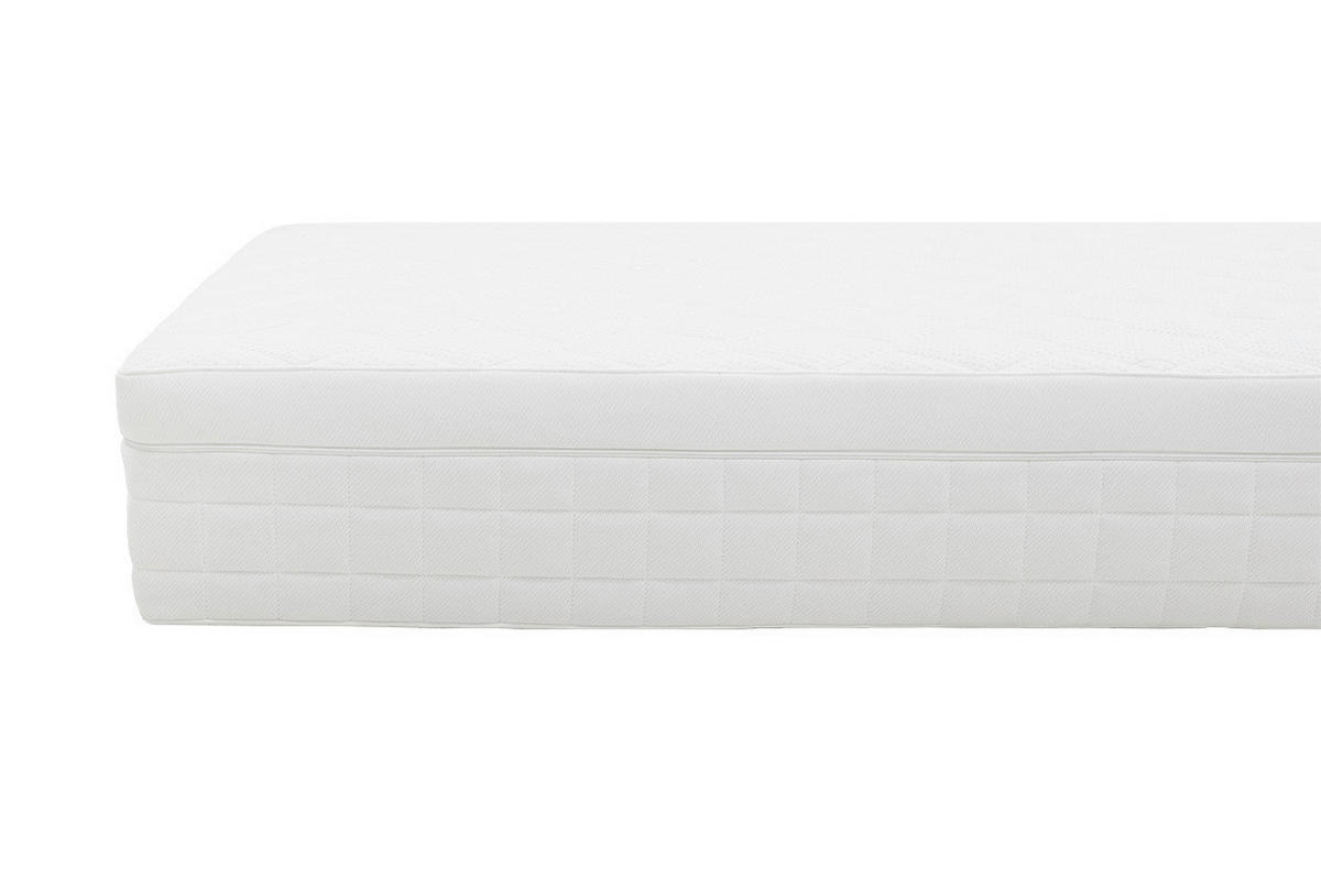 BOXSPRINGMATRATZE PURE H3, 120/200 cm, Höhe ca.:  - Weiß, Basics, Textil (120/200cm) - Livetastic