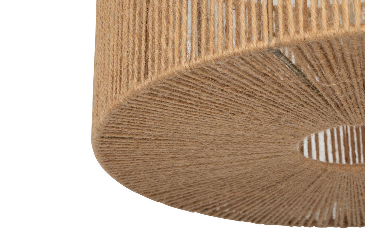 HÄNGELEUCHTE 40/24.5 cm   - Naturfarben, Design, Textil/Metall (40/24.5cm) - Collet's Monde