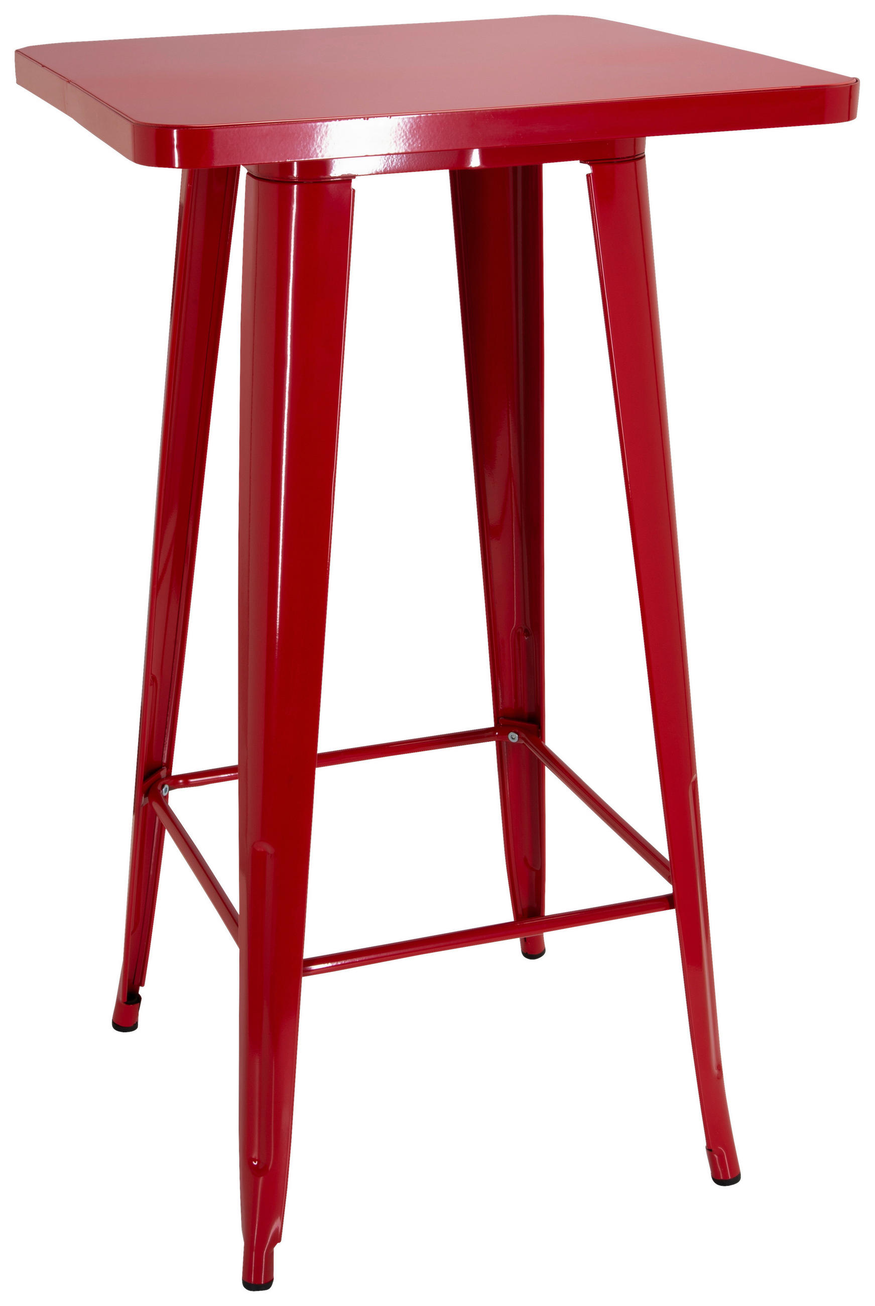 BARBORD i metall  60/60/103,5 cm  - röd, Basics, metall (60/60/103,5cm) - MID.YOU