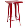 BARBORD i metall  60/60/103,5 cm  - röd, Basics, metall (60/60/103,5cm) - MID.YOU