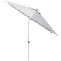 SONNENSCHIRM 230 cm Hellgrau  - Silberfarben/Hellgrau, Basics, Textil/Metall (230cm) - Kettler