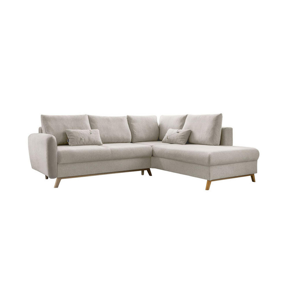 Ecksofa Scandic Lagom Beige S: 242x202 Cm
