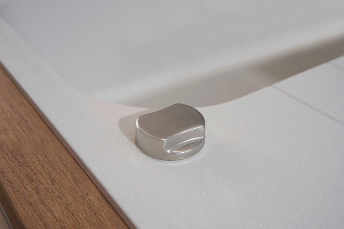 SPÜLE 1725ORLANDO86X50W  - Weiß, Trend, Stein (86/20,9/50cm) - Respekta