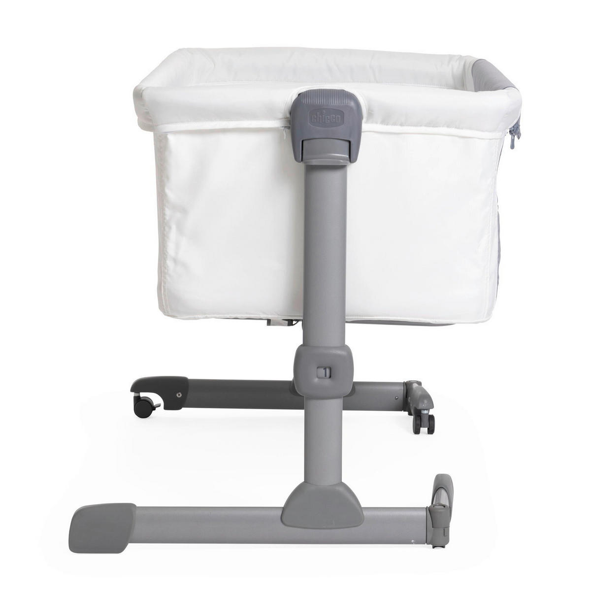 BEISTELLBETT Next2Me  - Grau, Basics, Textil/Metall (98/65/80/70,5cm) - Chicco