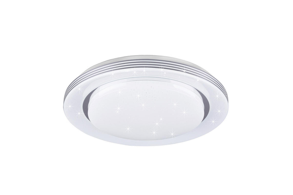 LED-DECKENLEUCHTE  48/7,5 cm    - Weiss, Basics, Kunststoff (48/7,5cm)