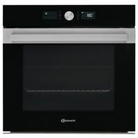 EINBAUBACKOFEN BIK5DH8FS2ES  - Edelstahlfarben/Schwarz, Basics, Glas/Metall (59,5/59,5/56,4cm) - Bauknecht