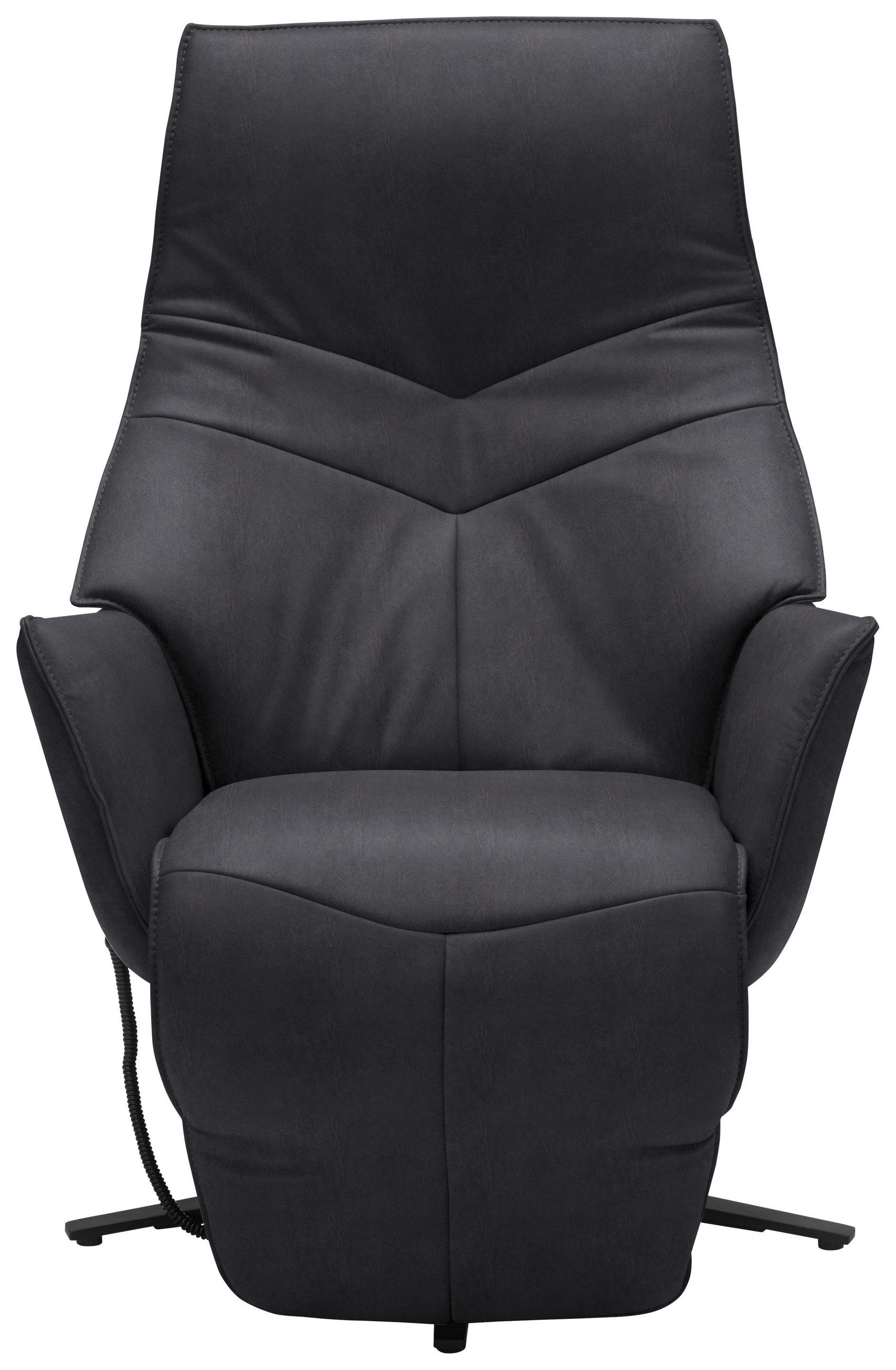 RELAXSESSEL in Textil Anthrazit  - Anthrazit, Design, Textil/Metall (74/113/84cm) - Himolla