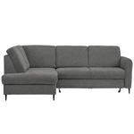 ECKSOFA in Chenille Dunkelgrau  - Dunkelgrau/Schwarz, MODERN, Holz/Textil (184/241cm) - Carryhome